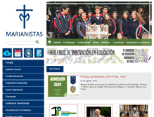 Tablet Screenshot of marianistas.cl